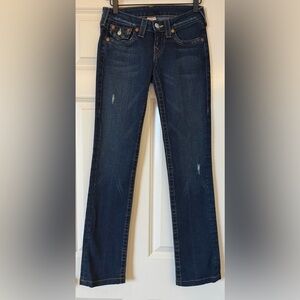 True Religion Dark Wash Billy Flap Pocket Jeans Size 26